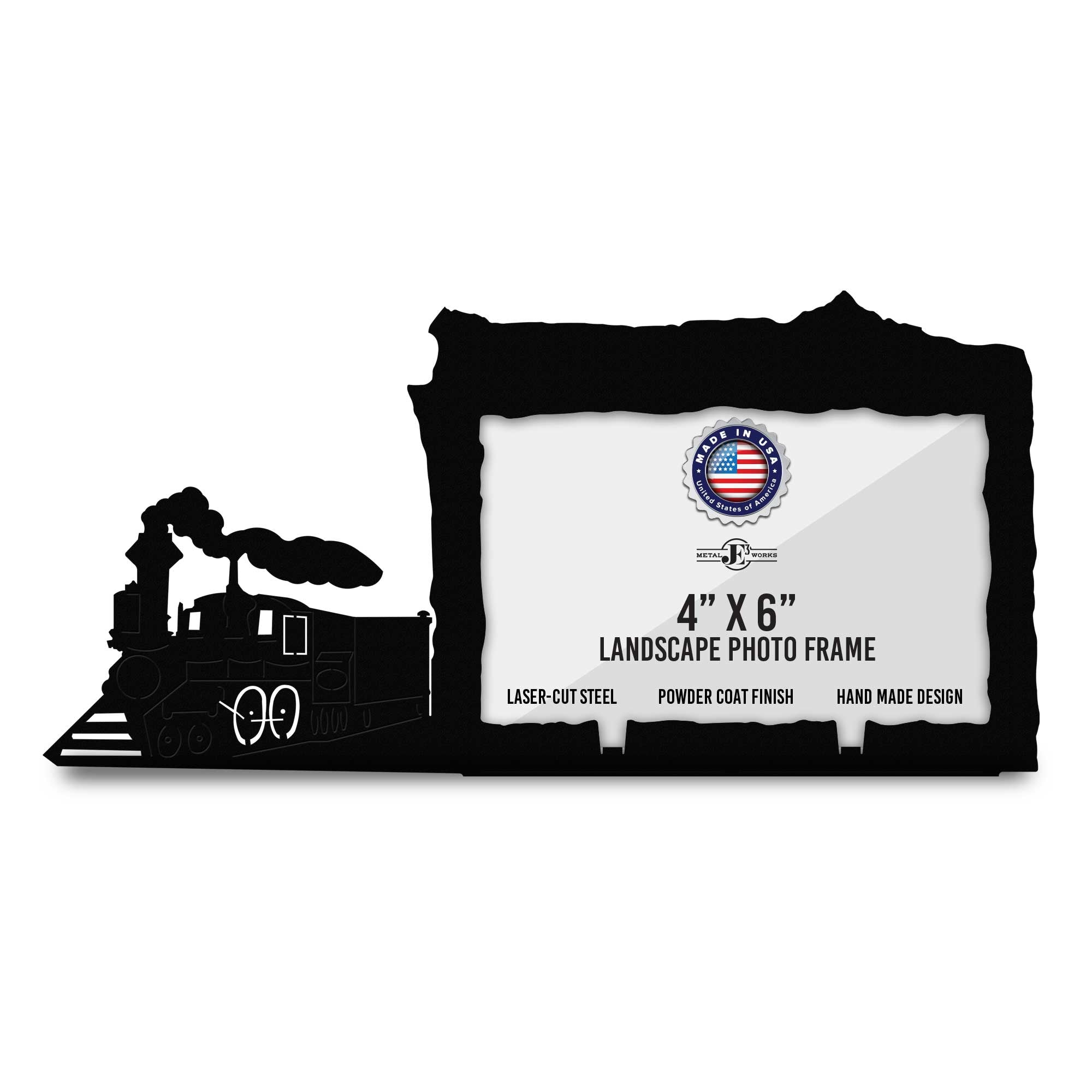 Steam Engine Train Picture Frame – JE3 Metal Works