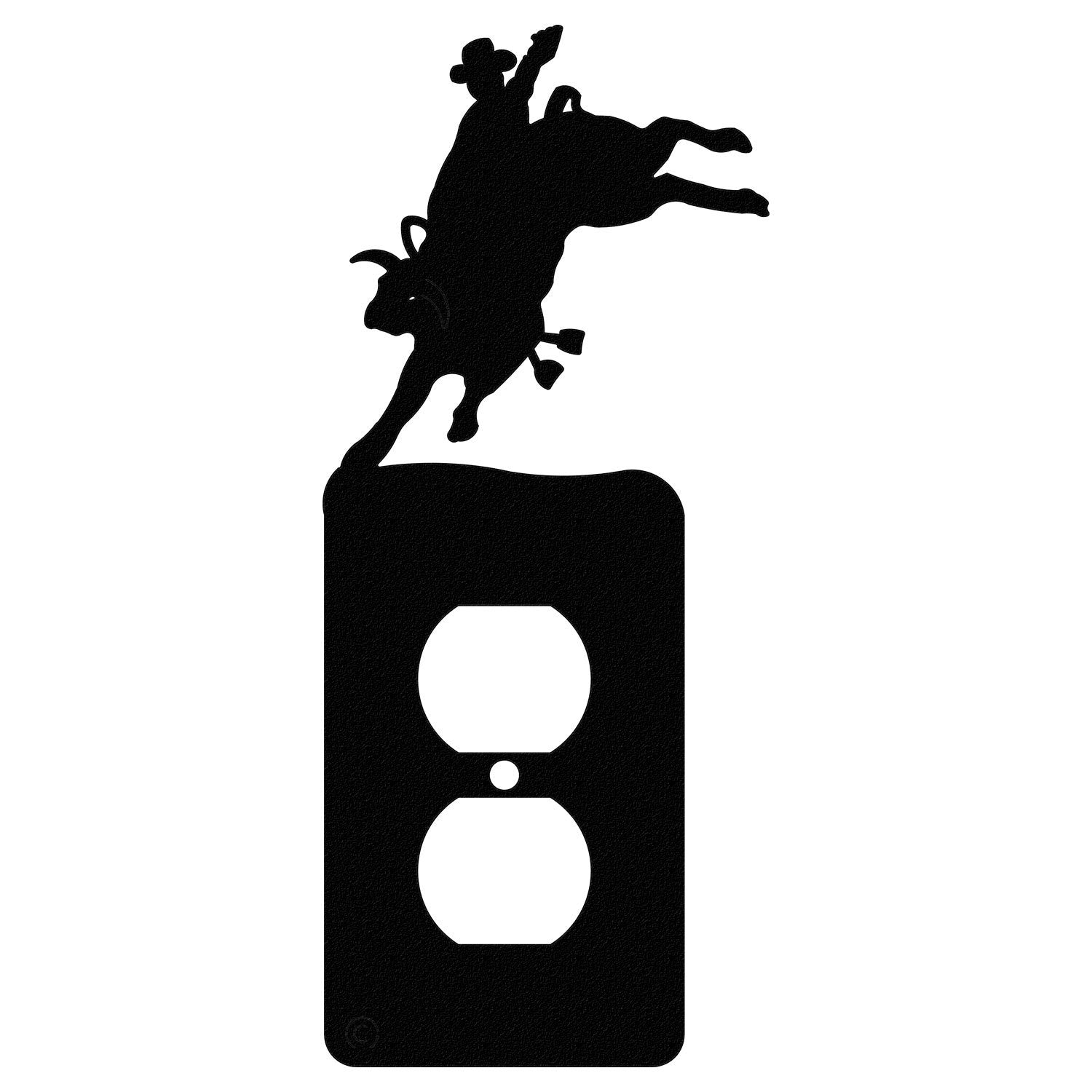 Bull Rider Tiles Bull Rider Wall Plate – JE3 Metal Works