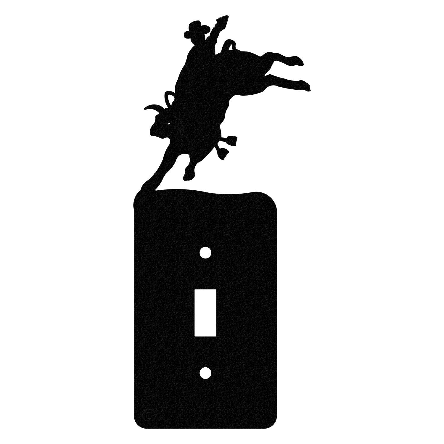 Bull Rider Wall Plate – JE3 Metal Works