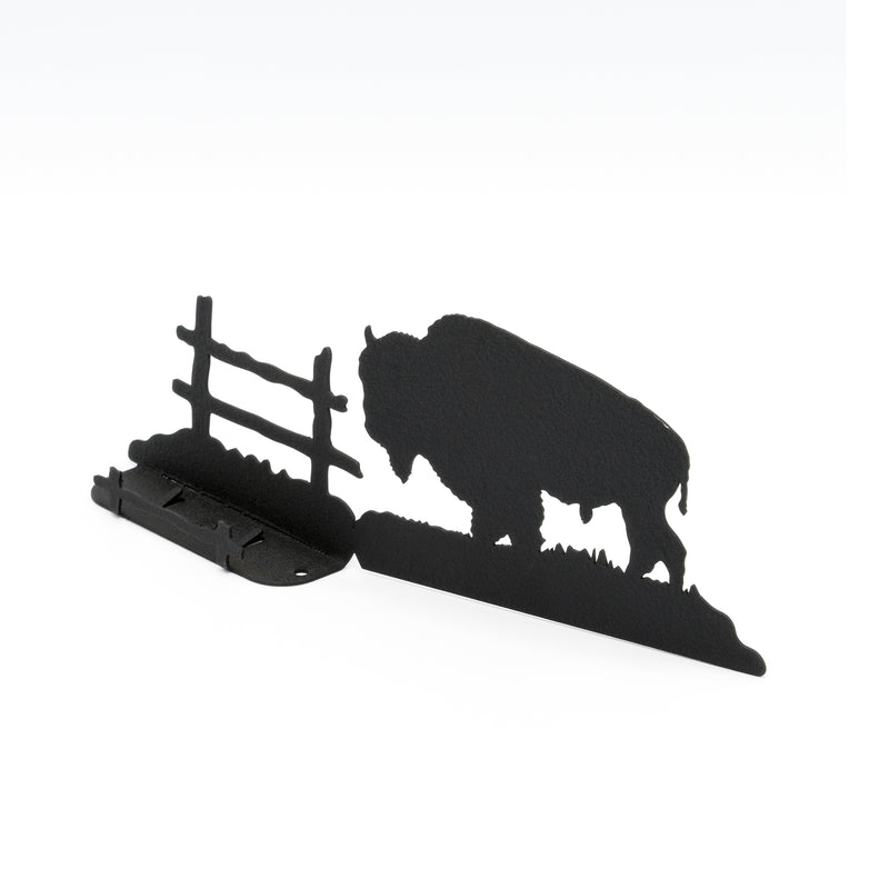 Buffalo Bison Business Card Holder with Fence