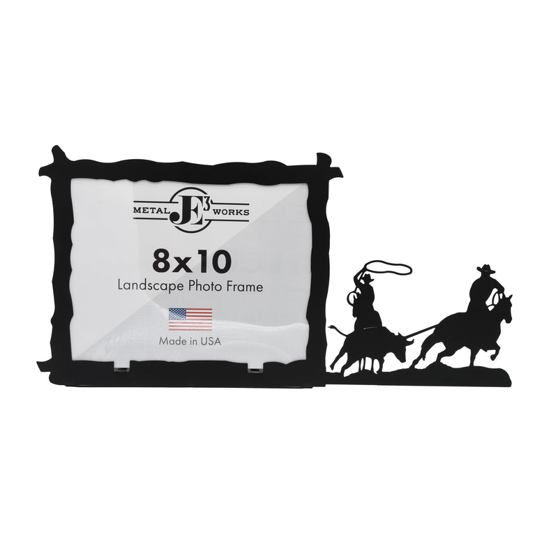 Running Picture Frame Rope Team Roping Picture Frame – JE3 Metal Works