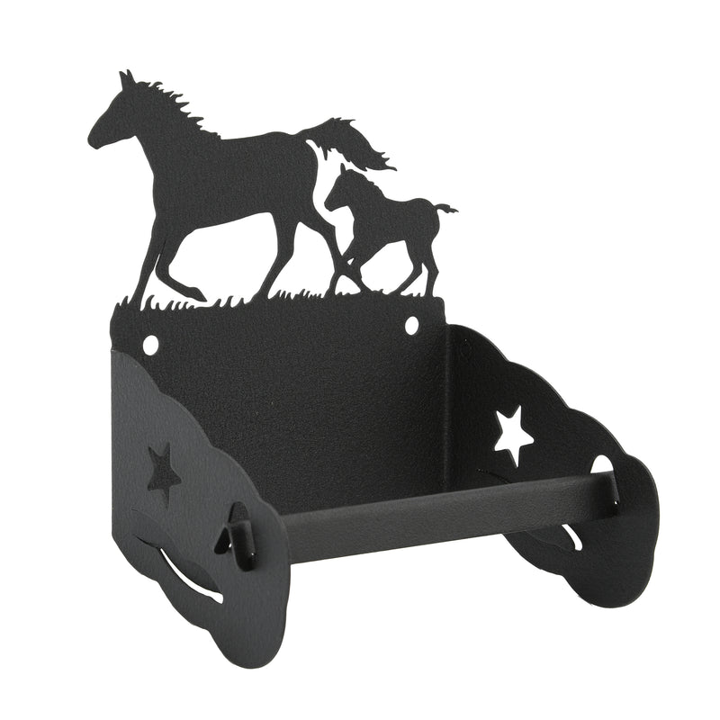 Mare & Foal Horse Toilet Paper Holder