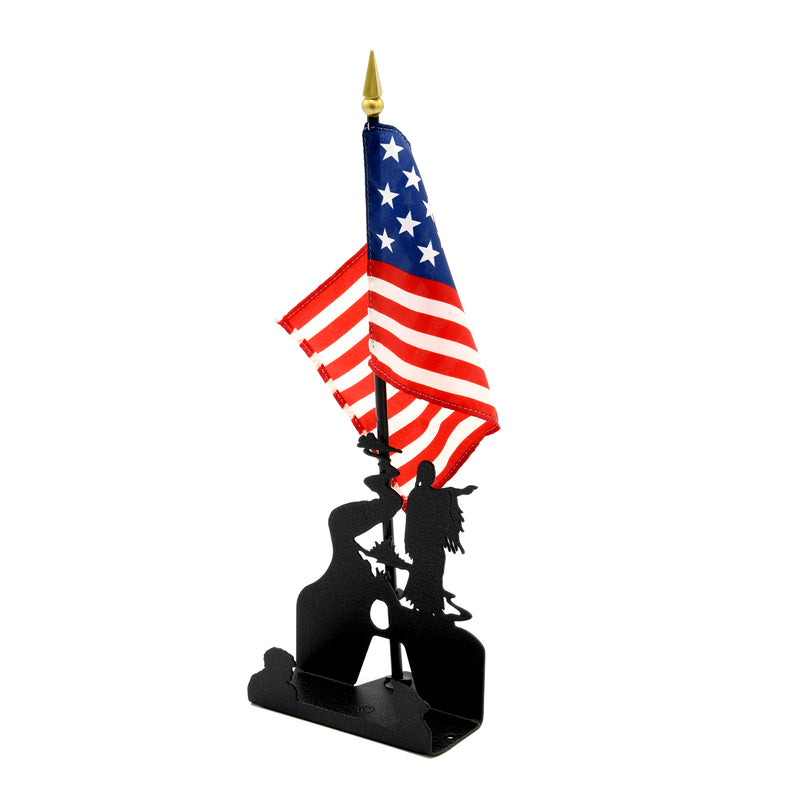 Sacagawea Business Card Holder With Flag