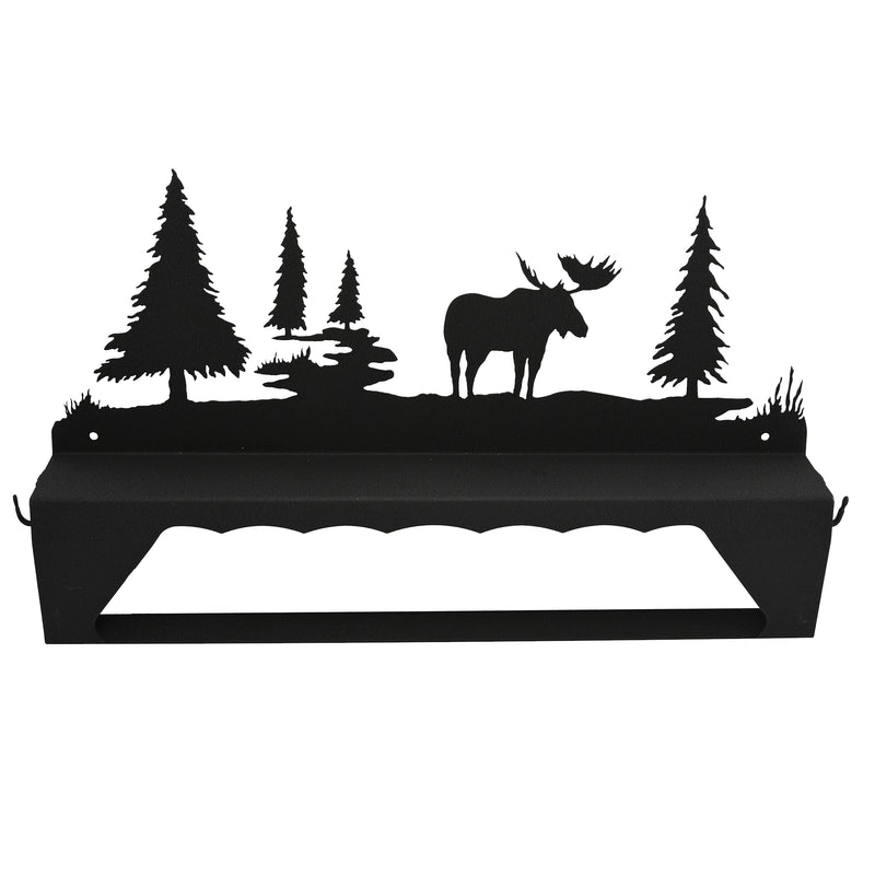 Moose Towel Bar & Shelf