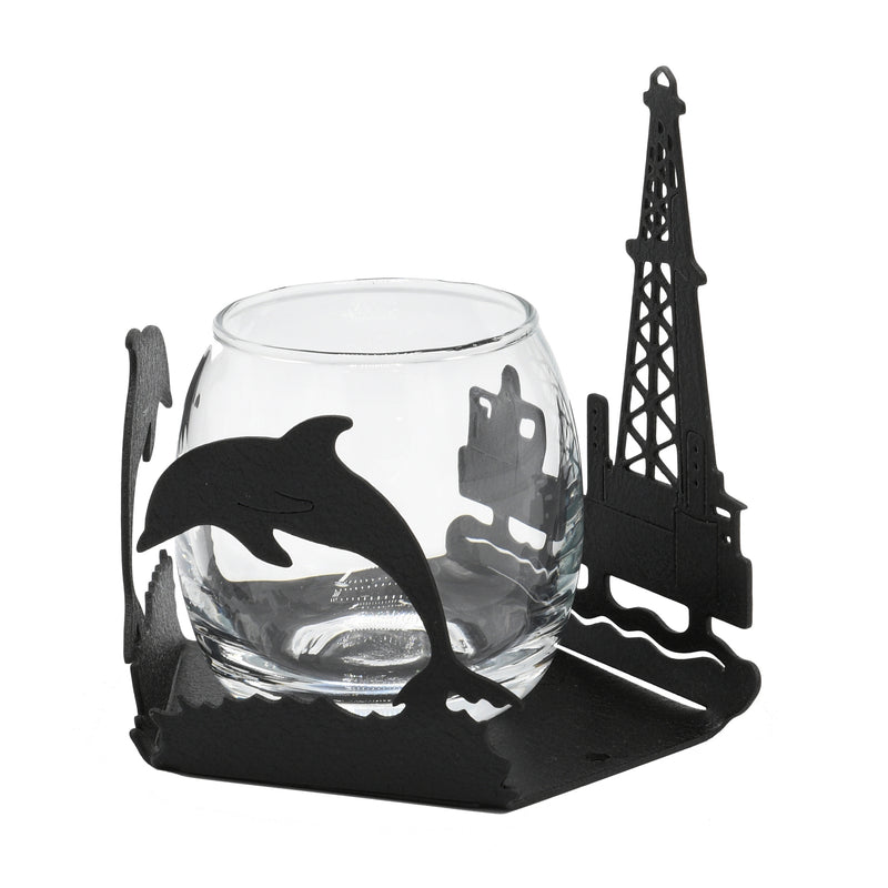 Offshore Oil Rig Candle Holder
