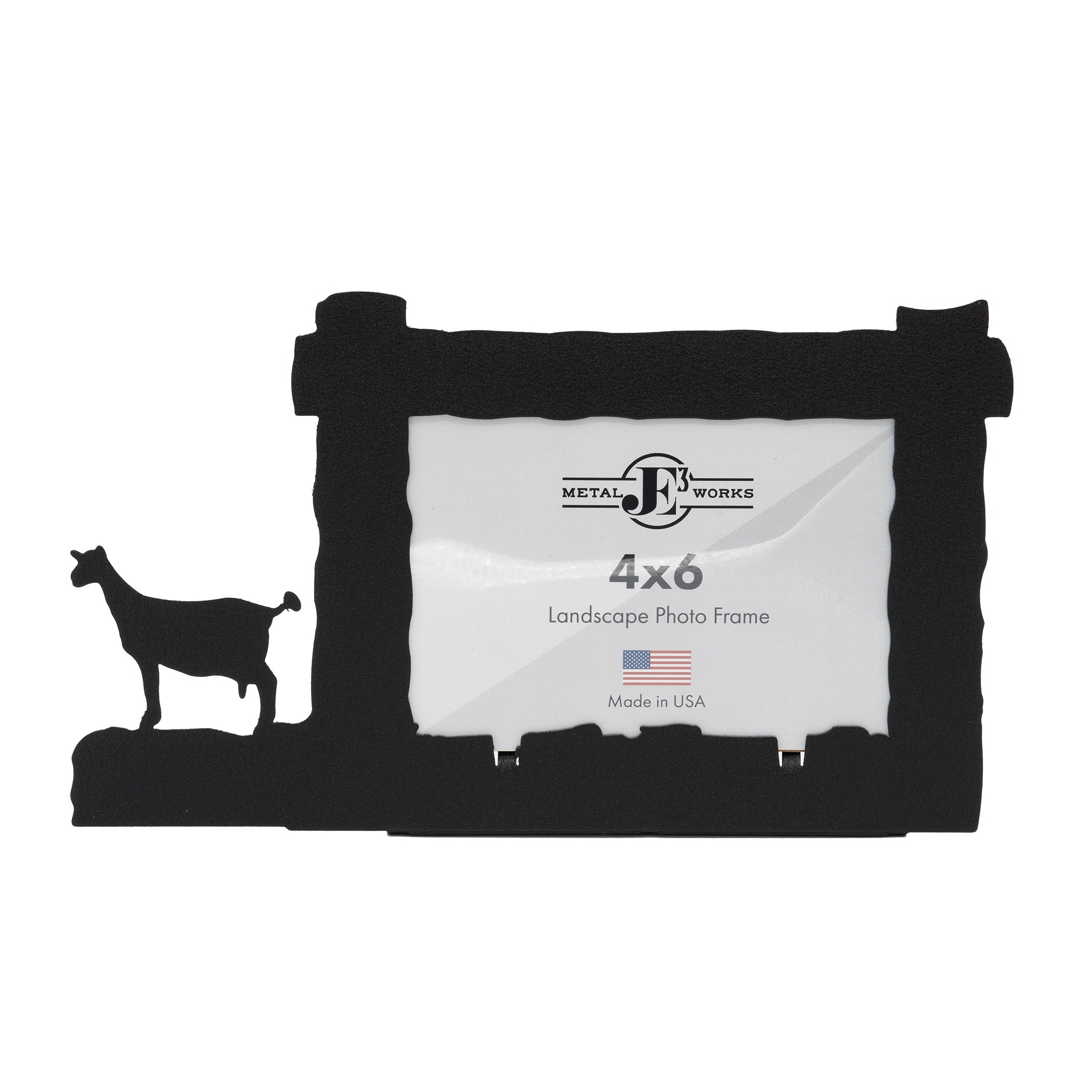 Goat Frame Round Nigerian Dwarf Goat Picture Frame – JE3 Metal Works