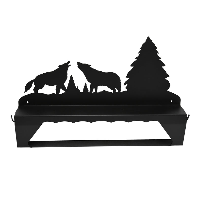 Howling Wolves Towel Bar