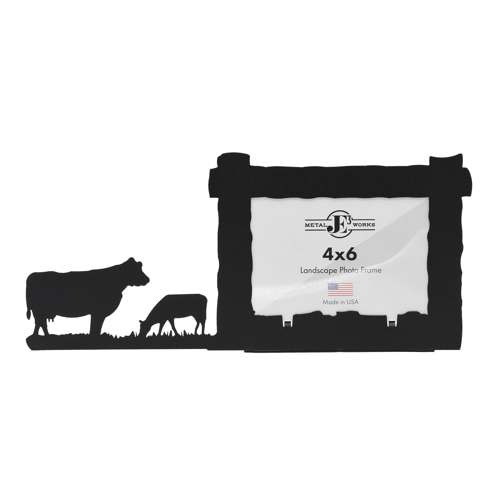 Cow & Calf Picture Frame – JE3 Metal Works