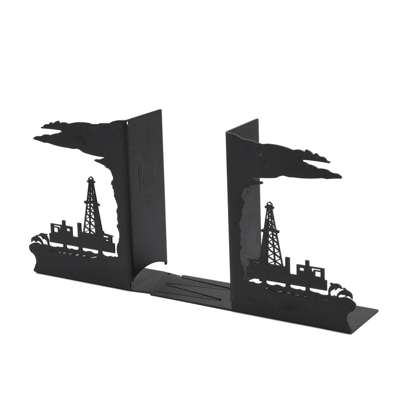 Offshore Oil Rig Bookends