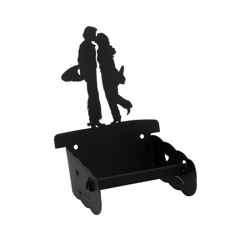 Cowboy & Cowgirl Kissing Toilet Paper Holder